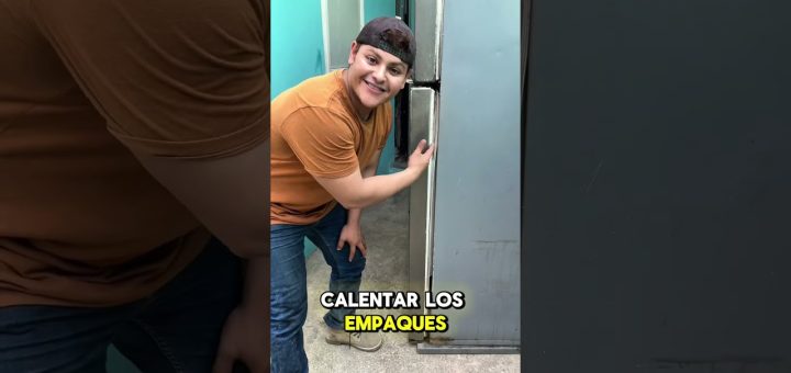 Ajuste casero del tope de apertura de puerta del frigorífico